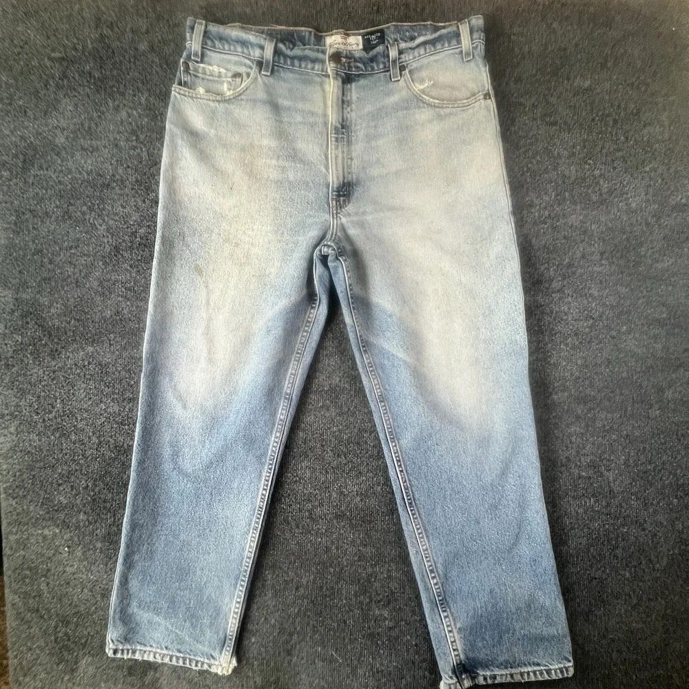 Levi's 540 Orange Tab Jeans Mens ACTUAL 37x29 Relaxed Fit 8